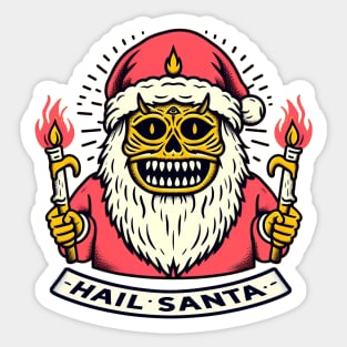 Hail Santa Sticker